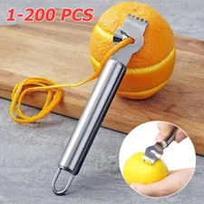 1 pc Stainless Steel Lemon Zester & Grater – Kitchen Peeler Grater Wholesale Lot