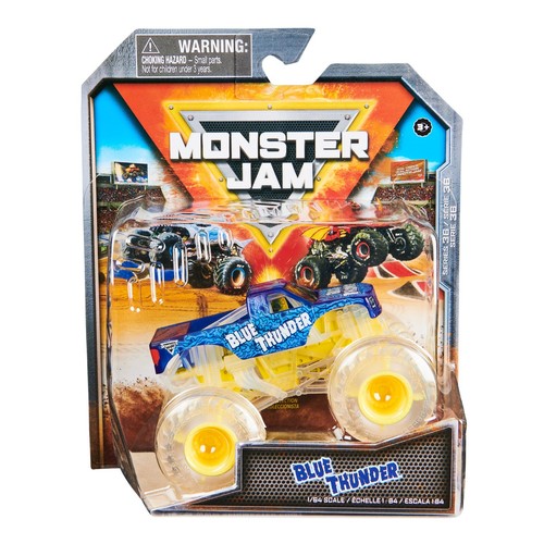 🔥🔥MONSTER JAM BLUE THUNDER DRAGON MEGALODON GHOST CREW CHASE 1/64🔥🔥 - Picture 2 of 10
