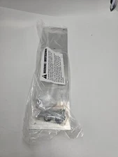 (QTY 2) PLPCI 4 x 16 In. Satin Aluminum Round Handle Door Pull and Plate J 4640