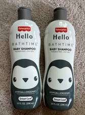 New 2X, 10 fl oz Fisher-Price Hello Bathtime Baby Shampoo Paraben Free Dye Free
