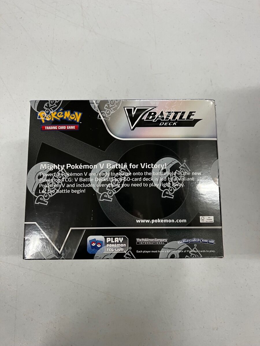 Pokemon Deoxys V & Zerazora V Battle Deck Factory Sealed DISPLAY