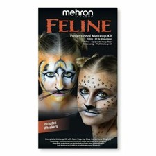 Mehron Feline Character Makeup Kit for SFX/Halloween/Cosplay