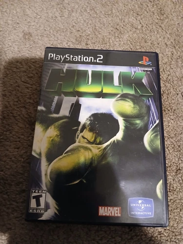 Authentic And Tested Hulk (Sony PlayStation 2, 2003), Cib, Working