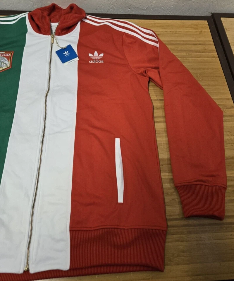 Vintage Adidas Mexico Track Jacket Set World Cup Soccer Size 2XL Pants XL - Image 3 of 4