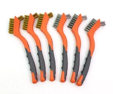 Unbranded Home Work Brass Steel Cleaning Brush Set of 6 Brushes