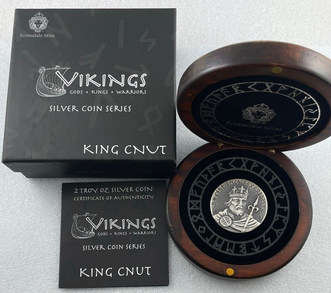 King Cnut 2 Oz Viking Coin Series