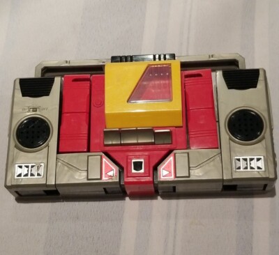 Hasbro TRANSFORMERS G1 BLASTER BOOM BOX 1984 Takara Radio Stereo Vintage Free Sh