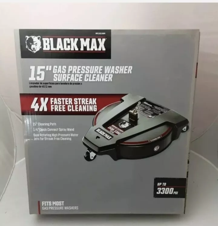Black max gas pressure washer 3300 psi outlet