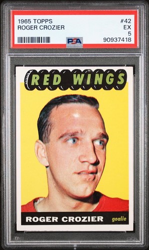 Roger Crozier #42 1965 Topps card