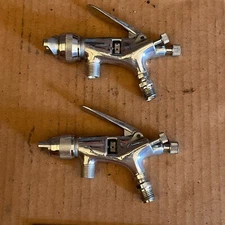 DEVILBISS Type EGA-502-390 & 502-395 Conventional Spray Guns - Set of 2 - NICE