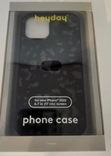 Heyday Black & Gray Phone Case For iPhone 2020 6.7"  17 cm Screen New