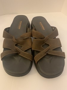 sketchers leather sandals