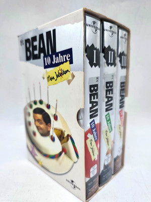 Mr. Bean - Spezial Edition 10 Jahre Jubiläum 3 VHS Box Rowan Atkinson