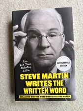 STEVE MARTIN autographed signed WRITES THE WRITTEN WORD 2025 HC Book IN HAND New