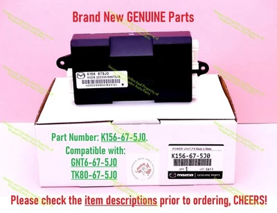 New GENUINE Mazda 6 CX-3 CX-5 CX-9 Front Seats Memory Control Module K156-67-5J0 - Image 1 of 4