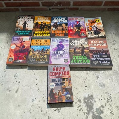 Ralph Compton Lot Of 11 Western Paperback Books Berkley Publishing
