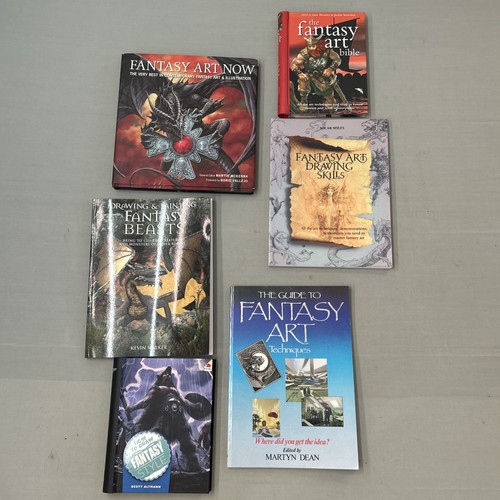 Lot Of 6 Fantasy Art Drawing Books How To Draw Mythical Creatures Inspiration