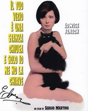 EDWIGE FENECH Autographed Photo Signed Photo PROOF Your vice is a room