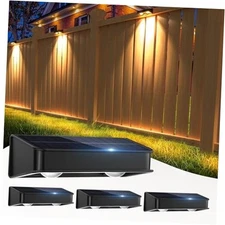 Solar Fence Lights 9 Colors & 11 Lighting Modes Fence Light Outdoor Garden 4