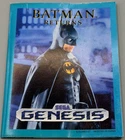 Batman Returns Sega Genesis Manual & Sonic 2 Poster Insert No Game Authentic