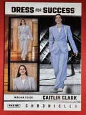 2025 Panini Chronicled Caitlin Clark WNBA #70 Indiana Fever Dress For Success