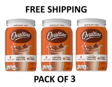 Ovaltine Chocolate Malt Powdered Drink Mix for Hot and Cold Milk Canister 12 oz