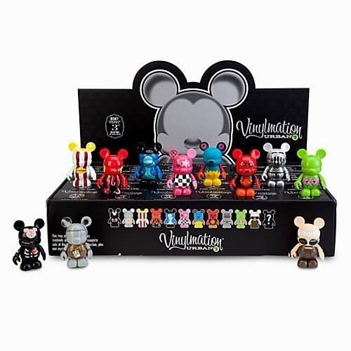 DISNEY VINYLMATION 3" Urban 5 Sealed Case Figures New In Box 24 W Chaser