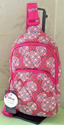 VERA BRADLEY X DISNEY MICKEY MOUSE KALEIDOSCOPE PINK LORMAN SLING