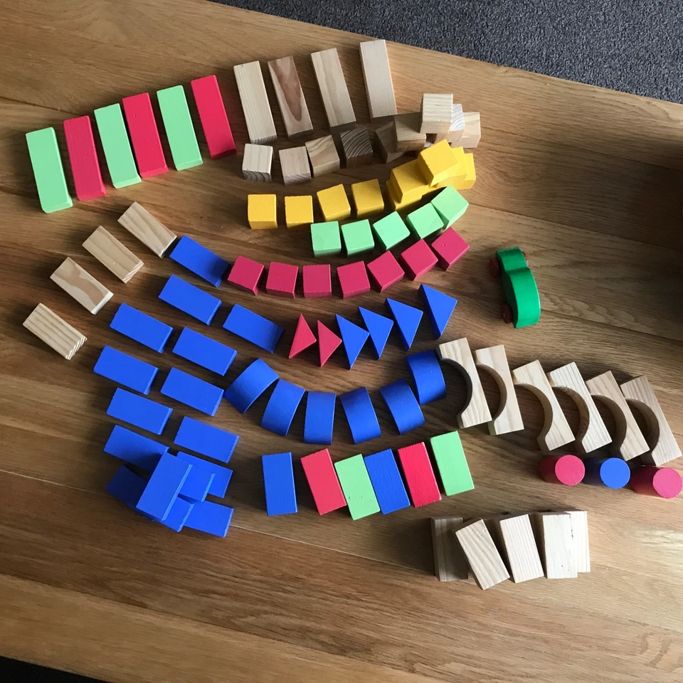 Wooden Blocks - With Calico Bag by Early Learning Centre - Image 3 of 4