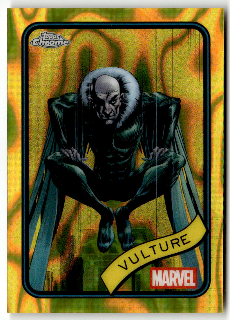 Topps Marvel Chrome 2025 Tarjeta No. 5 Buitre Oro Lava Refractor