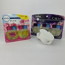 Lot Febreze Downy Calm X3  APRIL Fresh X2 Plug In Air Freshener Refills  Plug