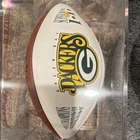Wilson Green Bay Packers Hall of Fame Enshrinees Signed Football White Panel