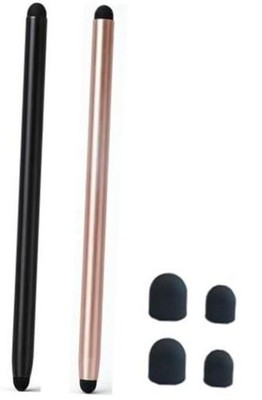 2PCS 2in1 Stylus Pen for Samsung Galaxy Tab A11/Tab A9+ / A8 / A7 / Black+Gold
