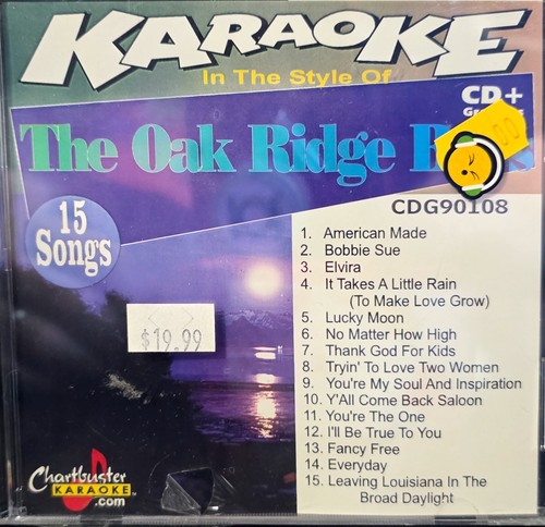 90108 THE OAK RIDGE BOYS CHARTBUSTER KARAOKE LOT DEAL