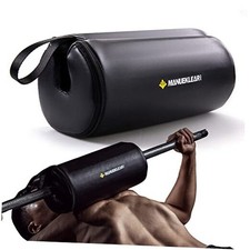 Hip Thrust Pad for Barbell 3.5" Thick Leather Olympic Barbell Pad for Black