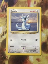 Pokémon Dratini 26/102 BS Base Set Unlimited Mp