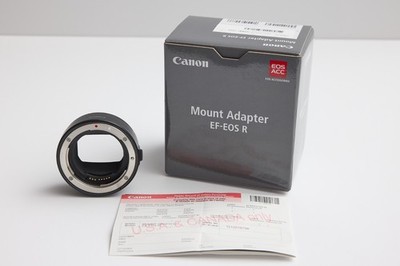 Canon Control Ring Mount Adapter EF-EOS R - EX+ Original Owner - Complete in Box