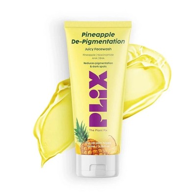Plix 5% Pineapple Foaming Facewash For Depigmentation 100ml Cleanser For Skin