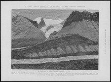 1904 Antique Print - TIBET British Campaign Glacier Incident Gurkha Corps  (185)