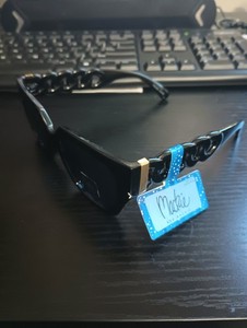 Bob Mackie Designer New Black Frame  Sunglasses !
