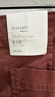 A  NEW DAY Straight High Rise |  8 R Size | stretch