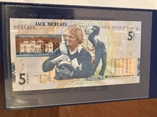 RBS 2005 Jack Nicklaus £5 Commemorative Banknote – Uncirculated, Rare Golf Note