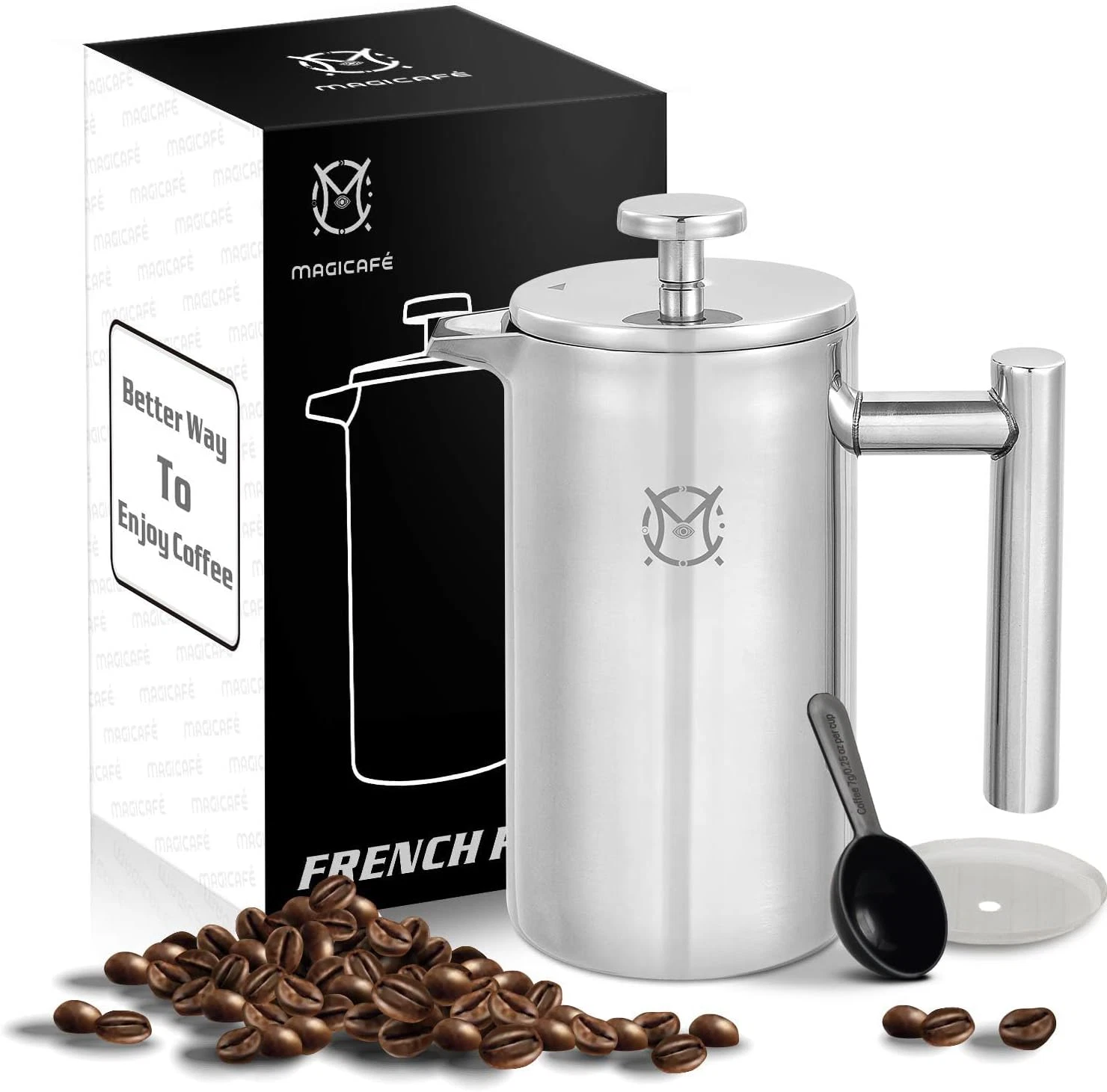 French Press Coffee Maker – Single Serve 1 Cup Small Stainless Steel Thermal Dou
Opens in a new wind