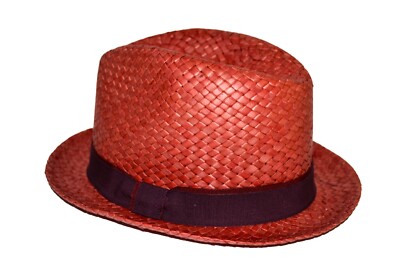 Paul Smith Mainline Bovens Trilby Straw Hat  L'' Brand New