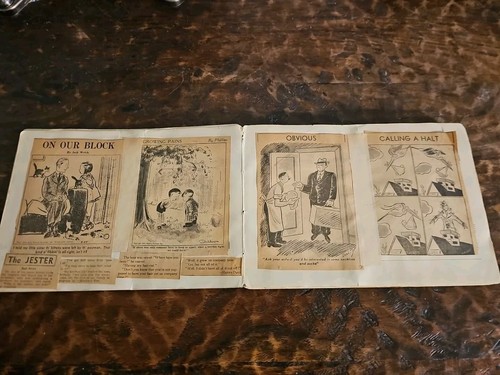 Vintage Scrapbook Wit Of The World Newspaper Column And Comic Strips - Picture 7 of 20