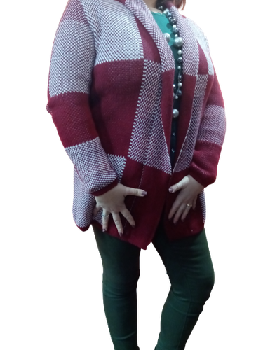 Cardigan donna lungo maglione aperto casual pullover maglioncino invernale  46 | eBay