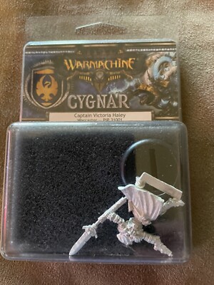 Figurine Warmachine - Captain Victoria Haley, Warcaster - Neuf, Non Modifiée