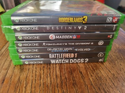 Xbox One Games Lot Bundle Of 7 Games