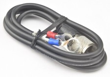 3ft RG-58A/U PL-259 to Lugs Coax Jumper Patch Cable Ham Radio CB POTA