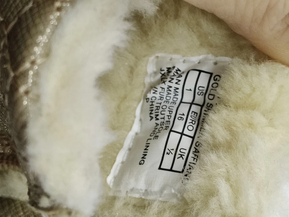 Botas Michael Kors Gold Baby Joan talla 1 nuevas sin etiquetas Foto 3 de 4